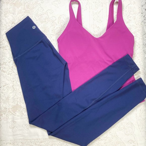 lululemon athletica Pants - LULULEMON LEGGINGS Wunder Train High-Rise Tight 28" Blue